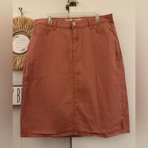 Inherit Clothing Co Remi Pink Clay Skirt